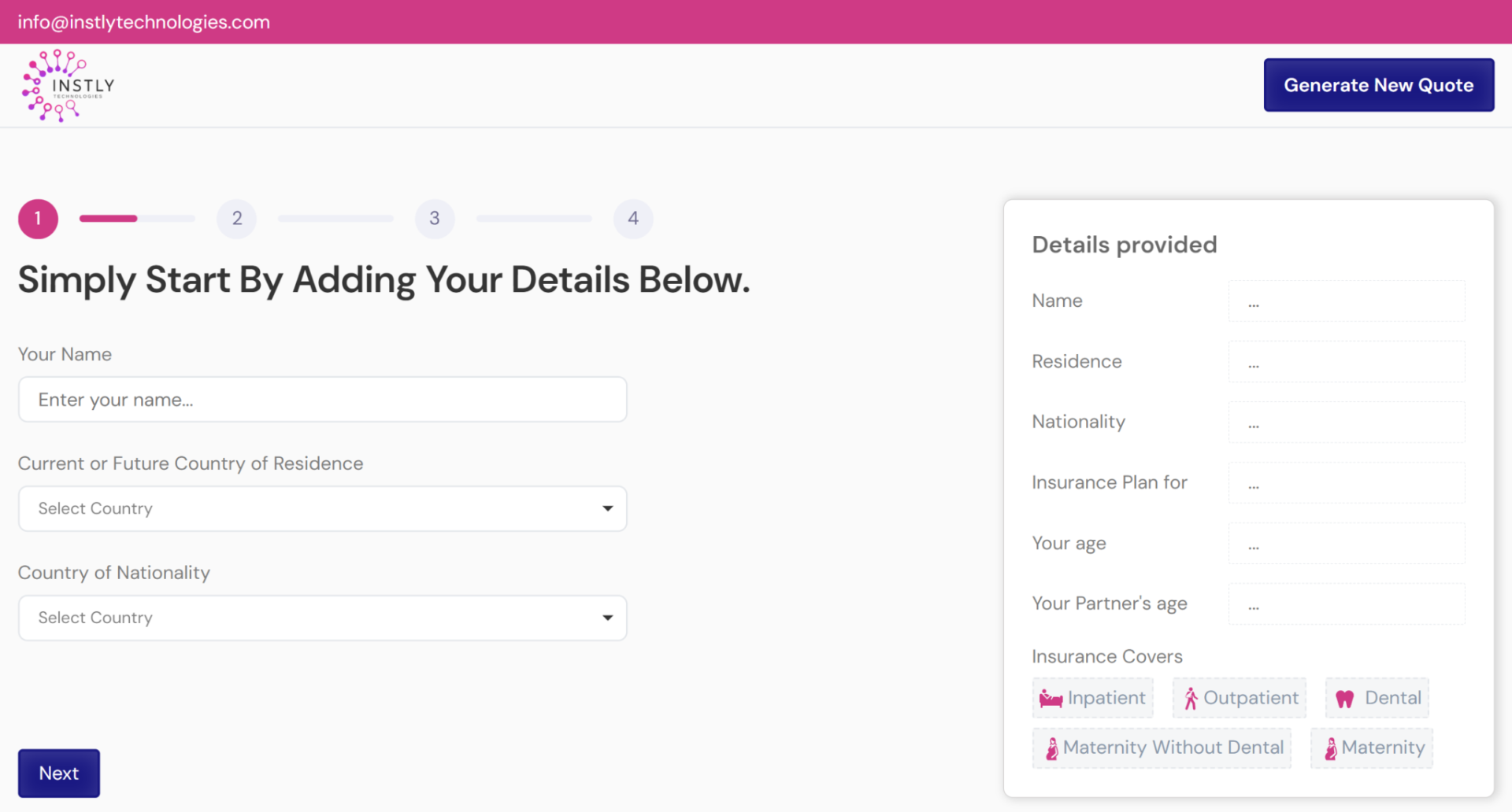 CRM project preview